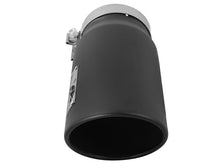 Load image into Gallery viewer, aFe 49T50601-B12 FITS: Diesel Exhaust Tip Bolt On Black 5in Inlet x 6in Outlet x 12in Long Catback