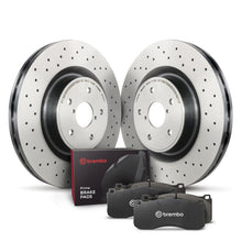 Load image into Gallery viewer, Brembo OE KT04522 FITS: Front Disc Brake Kit Brake Rotors OE