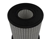 Load image into Gallery viewer, aFe 21-91153 FITS: MagnumFLOW Pro DRY S Universal Air Filter 4in F x 6.5n B x 6.5in T (Inv) x 8in H Air Filters Universal Fit