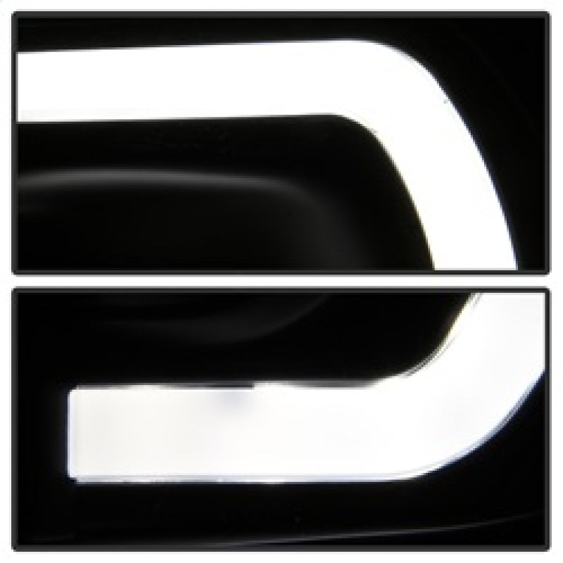 SPYDER 9037542 FITS:xTune Toyota Tacoma 12-15 Headlights Light Bar DRL Black PRO-JH-TTA12-LBDRL-BK Headlights