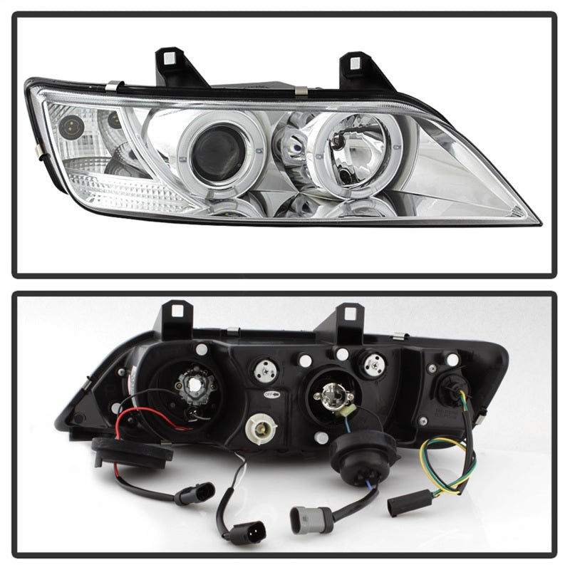 SPYDER 5009098 FITS: BMW Z3 96-02 Projector Headlights LED Halo Chrome High H1 Low H1 PRO-YD-BMWZ396-HL-C Headlights