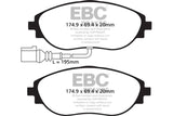 EBC DP52127NDX FITS: 2015+ Volkswagen GTI/Golf R (Mk7) Bluestuff Front Brake Pads Brake Pads Racing