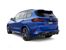Akrapovic S-BM/T/35H FITS: 2024+ BMW X5M / X6M (Face Lift) Slip-On Line (Titanium) Muffler