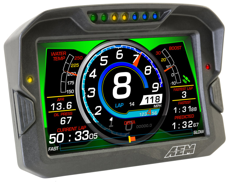 AEM 30-5700 FITS: CD-7 Non Logging Race Dash Carbon Fiber Digital Display (CAN Input Only) Gauges