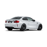 Akrapovic S-BM/T/3H FITS: 2018+ BMW M2 Competition/M2 CS (F87N) Slip-On Line (Titanium) w/Carbon Fiber Tips Muffler