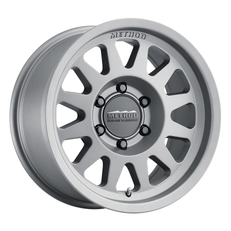 Method Wheels MR70478587800 FITS:Method MR704 17x8.5 0mm Offset 8x170 130.81mm CB Matte Titanium Wheel Wheels Cast