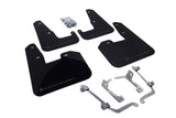 Rally Armor MF15-UR-BLK/GRY FITS: 08-11 Subaru STI (Hatch Only) / 11-14 WRX (Hatch Only) Black UR Mud Flap w/Grey Logo Mud Flaps