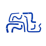 Mishimoto MMHOSE-SUB-ANC4BL FITS: Hoses FITS: 04-07 Subaru STI / 06-07 WRX Blue Silicone Ancillary Hoses Hoses