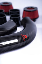 Load image into Gallery viewer, RENNELEMENT G90/G99 M5 3.5” Dry Carbon Fiber Front Mount Intake System