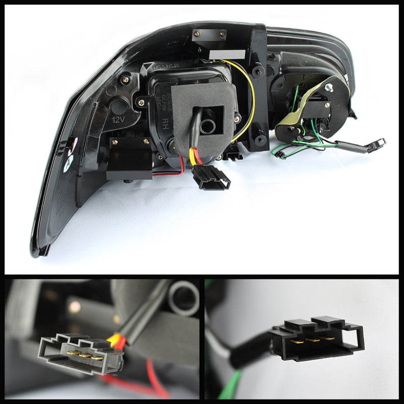 SPYDER 5071767 FITS: Volkswagen Golf/GTI 10-13 G2 Type With Light Bar LED Tail Lights Black ALT-YD-VG10-LED-G2-BK Tail Lights