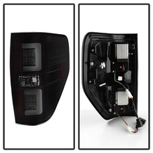 Load image into Gallery viewer, SPYDER 5084217 FITS: 09-14 Ford F150 V2 Light Bar LED Tail Lights Blk Smoke (ALT-YD-FF15009V2-LBLED-BSM) Tail Lights