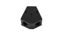 Load image into Gallery viewer, Vibrant 10822 FITS: Billet Aluminum Y-Block Fitting with 1/8in NPT Port 1/2in NPT x 1/2in NPT x 1/2in NPT Fittings