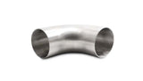 Vibrant 13352 FITS: 3.0in OD 4.33in Tangent Length T304 SS 90 Deg Mandrel Bend w/Extended Leg Length Steel Tubing