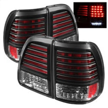 Load image into Gallery viewer, SPYDER 5007537 FITS: Toyota Land Cruiser 98-05 LED Tail Lights Black ALT-YD-TLAN98-LED-BK Tail Lights