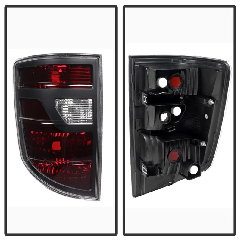 SPYDER 9033193 FITS:xTune Honda Ridgeline Pickup 06-08 OEM Style Tail Lights Red Smoked ALT-JH-HRID06-OE-RSM Tail Lights