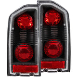 ANZO 211134 FITS: 1988-1998 Suzuki Vitara Taillights Black Tail Lights