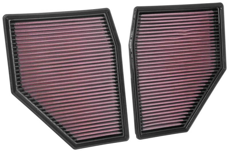 K&N Engineering 33-3128 FITS:K&N 18-19 BMW M5 V8 4.4L F/I Turbo Replacement Air Filter (Two Per Box) Air Filters Drop In