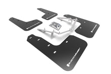 Load image into Gallery viewer, Rally Armor MF71-UR-BLK/WH FITS: 17-21 Honda Civic EX/EX-L/LX (Hatchback) Black UR Mud Flap White Logo Mud Flaps