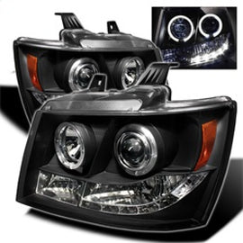SPYDER 5009647 FITS: Chevy Suburban 1500 07-14 Projector Headlights LED Halo LED Blk PRO-YD-CSUB07-HL-BK Headlights
