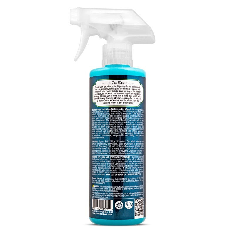 Chemical Guys CWS20916 FITS: Swift Wipe Waterless Car Wash 16oz Washes & Soaps