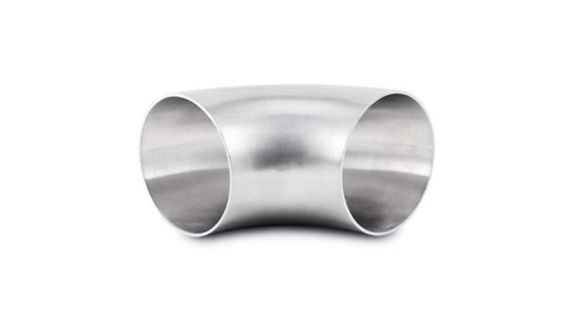 Vibrant 13314 FITS: 3.5in OD T304 SS 90 Deg Mandrel Bend Elbow (3.5in Centerline Radius) Steel Tubing