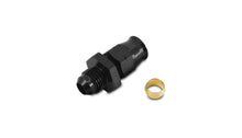 Load image into Gallery viewer, Vibrant 16458 FITS: -8AN Male to 1/2in Tube Adapter Fitting (w/ Brass Olive Insert) Fittings