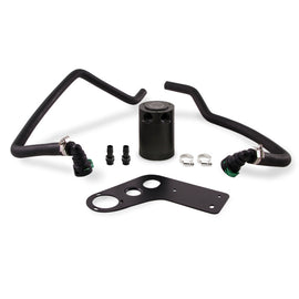 Mishimoto MMBCC-MUS8-15PBE FITS: Oil Catch Cans FITS: 2015+ Ford Mustang GT Baffled Oil Catch Can Kit Black Oil Catch Cans