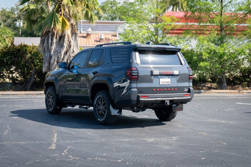 Rally Armor MF148-UR-BLK-MBK FITS: 2025+ Toyota 4Runner Black UR Mud Flap w/ Metallic Black Logo Mud Flaps