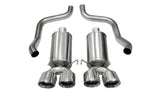 CORSA Performance 14470 FITS: 2009-2013 Chevrolet Corvette C6 6.2L V8 Polished Xtreme Axle-Back Exhaust Axle Back