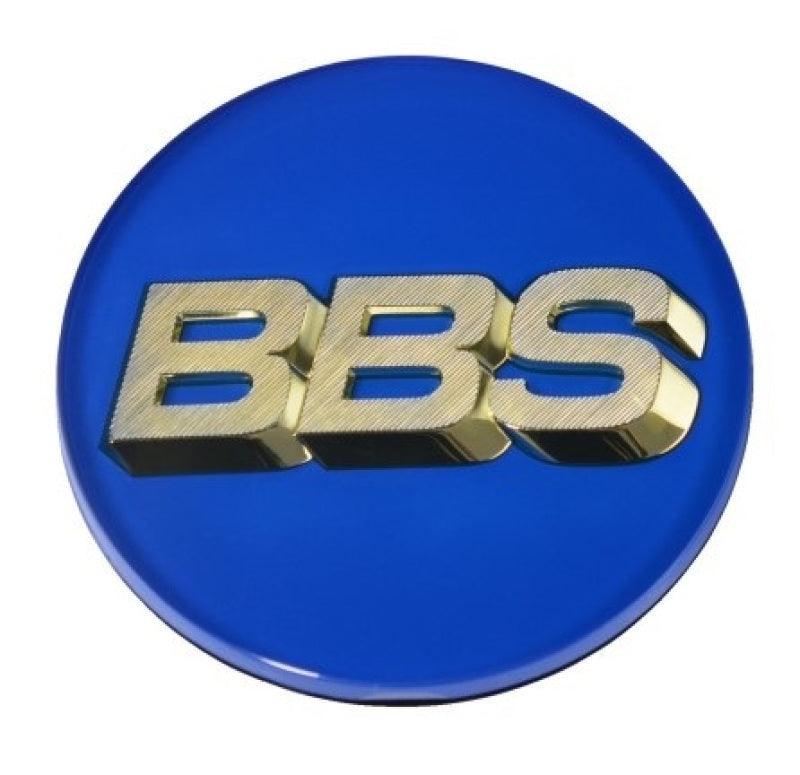 BBS 56.24.206 FITS: Center Cap 70.6mm Blue/Gold (3-Tab) Wheel Center Caps