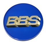 BBS 56.24.206 FITS: Center Cap 70.6mm Blue/Gold (3-Tab) Wheel Center Caps