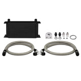 Mishimoto MMOC-ULBK FITS: Oil Coolers FITS: Universal 19 Row Oil Cooler Kit Black Oil Coolers