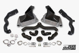 do88 07-09 Porsche 911 Turbo/GT2 (997.1) BigPack Intercooler Kit w/Black Pipe + Inlets