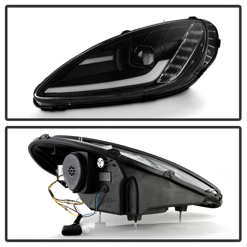 SPYDER 5087959 FITS: Apex Series 05-13 Chevrolet C6 Corvette Hi Powered LED Module Headlights Headlights