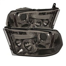 Load image into Gallery viewer, SPYDER 5010056 FITS: Dodge Ram 1500 09-14 10-14 Projector Headlights Halogen- LED Halo LED- Smke PRO-YD-DR09-HL-SM Headlights