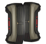 AlphaRex 673001 FITS: 22-24 Toyota Tundra NOVA-Series Prismatic LED Tail Lights Alpha-Black Tail Lights