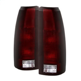 SPYDER 9028786 FITS:xTune Chevy/GMC C1500/C2500/C3500 88-01 OEM Style Tail Light Red Smoked ALT-JH-CCK88-OE-RSM Tail Lights