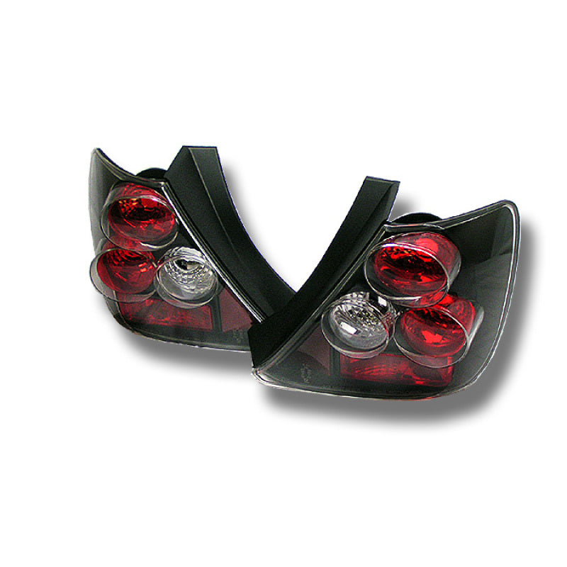SPYDER 5004437 FITS: Honda Civic Si 03-05 Hatchback 3DR Euro Style Tail Lights Black ALT-YD-HC03-3D-BK Tail Lights