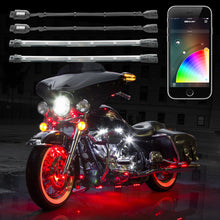 Load image into Gallery viewer, XKGLOW KS-MOTO-MINI FITS:XK Glow Strip Million Color XKCHROME Smartphone App ATV/Motorcycle LED Light Kit 6xPod + 2x10In Light Accessories and Wiring