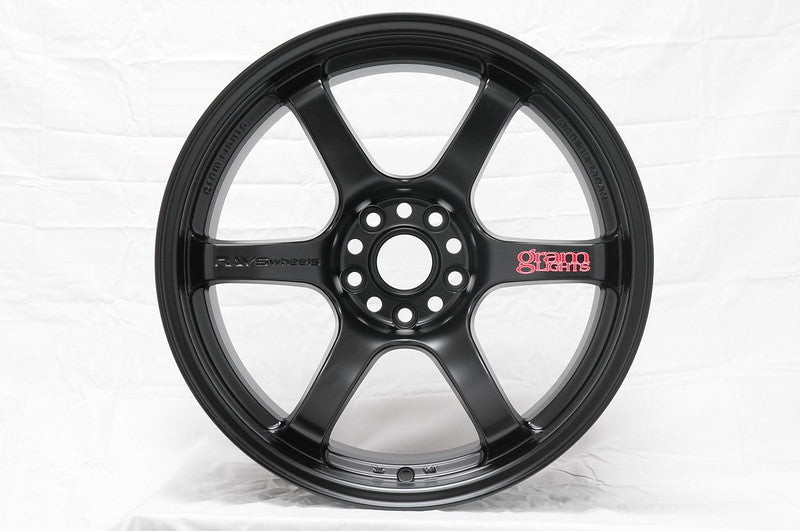 Gram Lights WGI635EH FITS: 57DR 19x10.5 +35 5-114.3 Semi Gloss Black Wheel Wheels Cast
