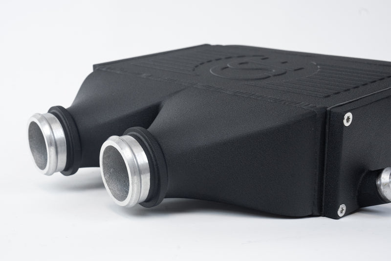 CSF 8082 FITS: 2014+ BMW M3/M4 (F8X) Top Mount Charge-Air-Cooler Crinkle Black Intercoolers