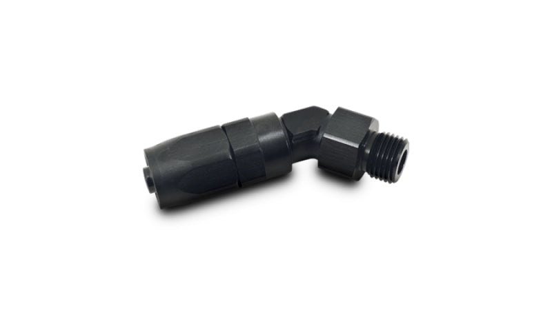 Vibrant 24405 FITS: Male -8AN 45 Degree Hose End Fitting 3/4-16 Thread (8) Fittings