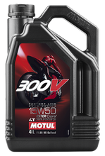 Load image into Gallery viewer, Motul 104129 FITS: 4L Factory Line Road Racing 300V 15W50 Motor Oils
