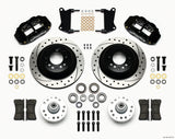 Wilwood Narrow Superlite 6R Front Hub & 1PC Rtr Kit 12.88in Drilled 67-69 Camaro 64-72 Nova Chevelle