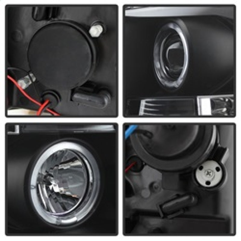 SPYDER 5009494 FITS: Chevy Silverado 1500 07-13 Projector Headlights LED Halo LED Blk PRO-YD-CS07-HL-BK Headlights