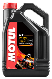 Motul 104087 FITS: 4L 7100 Synthetic Motor Oil 5W40 4T Motor Oils