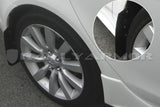 Rally Armor MF8-BAS-BLK FITS: 07-17 Mitsubishi Lancer Basic Black Mud Flap w/ Black Logo Mud Flaps