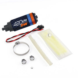 DeatschWerks 9-421-1031 FITS:Deatschwerks DW420 Series 420lph In-Tank Fuel Pump w/ Install Kit For BMW E36 / E46 Fuel Pumps