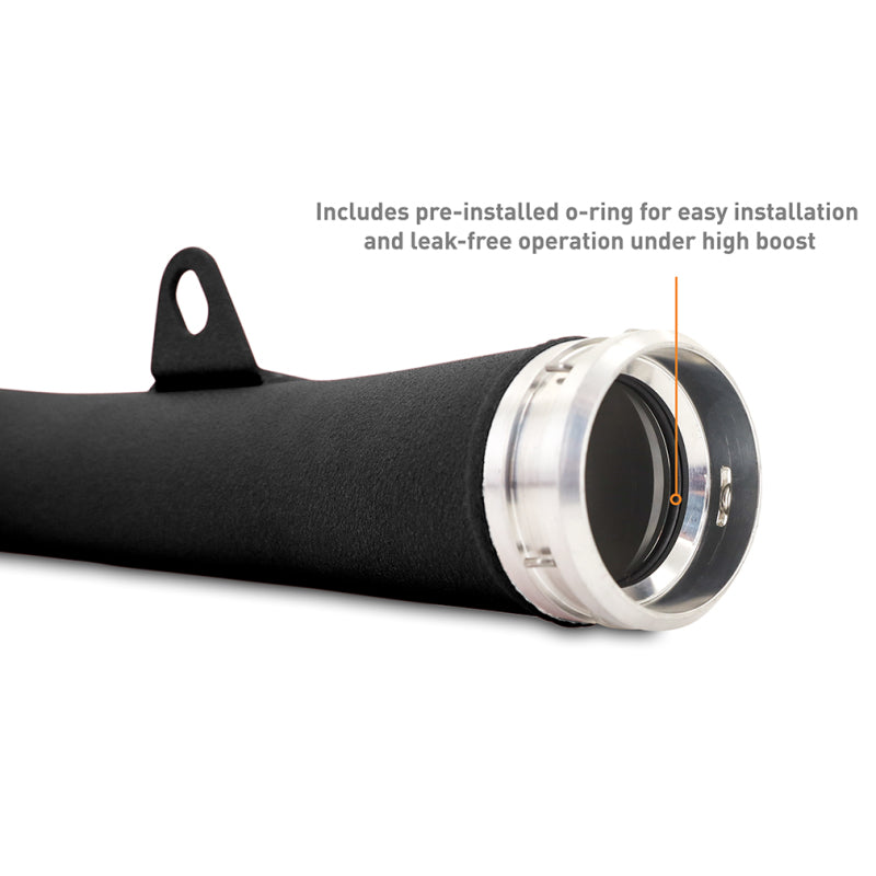 Mishimoto MMICP-WRX-22MWBK FITS: Intercooler Pipe Kits FITS: 2022+ Subaru WRX Charge Pipe Micro Wrinkle Black Intercooler Pipe Kits