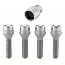 Load image into Gallery viewer, McGard 27013 FITS: Wheel Lock Bolt Set 4pk. (Cone Seat) M12X1.5 / 17mm Hex / 40.5mm Shank Length Chrome Wheel Bolts